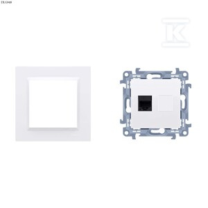 GN.1-KR.KOMP.RJ45 KAT6 BIAŁE+RA.SIMON10