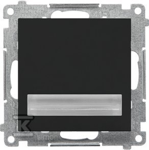 OPR.LED 230V B3100 CZARNY MAT SIMON55