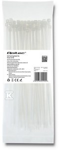 OPASKA ZACISKOWA 3.6*200MM NYLON UV WH