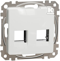 PŁYT.2XRJ45 AMP BIAŁY SEDNA DES