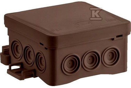 PUSZ.N/T NS6 85X85X40 IP54 FASTB.H.BRĄZ