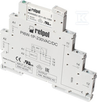 PRZEK.INTF.WĄSK.1P 6A 230VAC/DC IP20