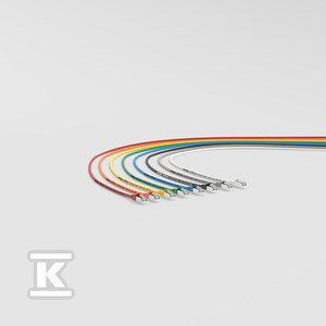 PATCHCORD 6A 5,0M ZIELONY RJ-45