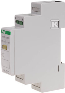 LK-712 Y 10÷30V-1×LED ŻÓŁTA,TH35,1-