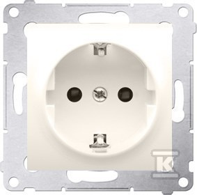 GN.SCHUKO ZŁĄCZK.KREMOWE SIMON54