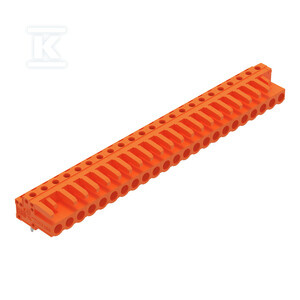 GNIAZDO THT, KON.KĄ.RA.5,08 MM, 23-BIEG