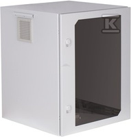 SZAFA19" 15UX600X600,DRZ.Z SZYBĄ,SZARA