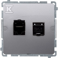 BM62.01/21 GNIAZDO BASIC STAL INOX