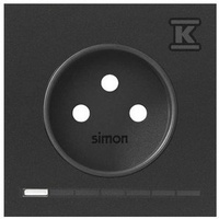 10002042-238 POKRYWA SIMON100 CZARNY MAT