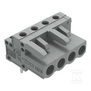 GNIAZDO THT, KON.KĄ.RA.5 MM, 4-BIEG., P