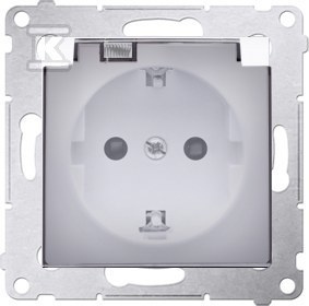 DGSZ1BZ.01/11A GNIAZDO SIMON54 BIAŁY