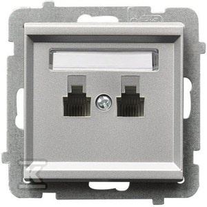 GN.TELEF.2-KR.NIEZ.SREBRO MAT SONATA