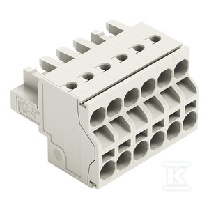 GNIAZDO 2-PRZE.PUSH-IN CA.CLAMP®, 2,5 M