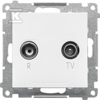 GN.ANTEN.R-TV ZAK. BIAŁY MAT SIMON55