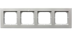 RAMKA 4-KR.SREBRO MAT SONATA