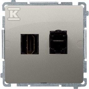 BMGHRJ45.01/29 GNIAZDO BASIC SATYNOWY