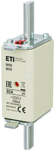 WKŁADKA NH0 GG 80A/500V