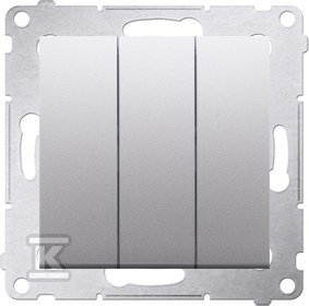 ŁĄCZ.3-KR.PODS.LED SREBRNY SIMON54