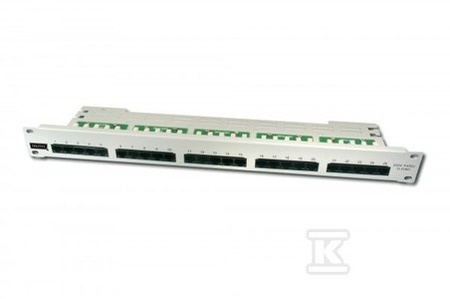 PATCH-PANEL (ISDN) 19" 25X RJ45 U/UTP