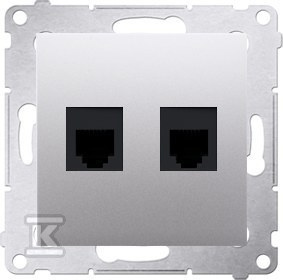 GN.TELEF.RJ12 2-KR.SREB.MAT SIMON54