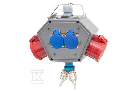 ROZ.POLYBOX GN 2X32/5 2X230V+ 3XAIR