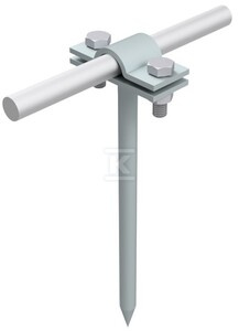 UCHWYT NA DRUT WBIJANY: H=25CM /OC/