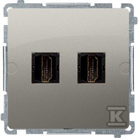 BMGHDMI2.01/29 GNIAZDO BASIC SATYNOWY