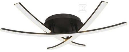 OPRAWA SUFITOWA V-TAC 20W LED CZARNA 3K