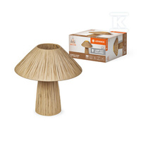 OPR.DEK. BAMB PAPER HUT TABLE E27 BRN