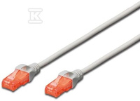 PATCH CORD RJ45/RJ45 U/UTP KAT.6 3M