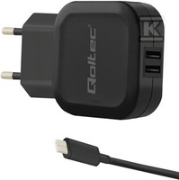 ŁADOWARKA 17W/5V/3.4A/2XUSB + KABEL USB
