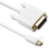 PRZEWÓD USB 3.1C/DVI 1M