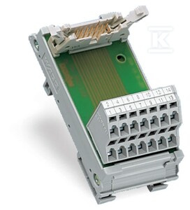 MODU.PRZEJ.WIE.ZGOD.Z DIN 41651, 14-BIEG