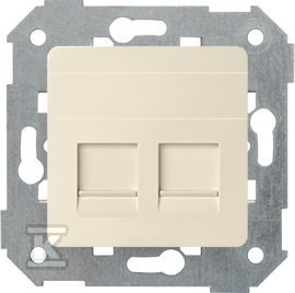 POKRYWA GN.2XRJ45(ADAP+ŻALUZJ)BEŻOWY