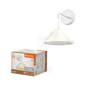 OPR.DEK. LOTUS LEAF WALL E14 WH