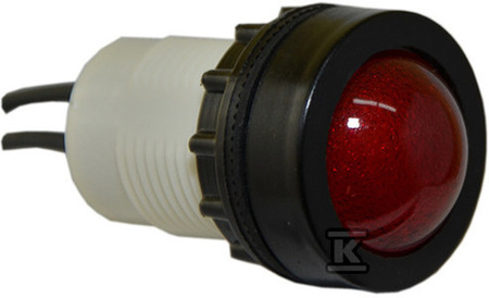 D22PB 24-230V-CZERWONA LAMPKA