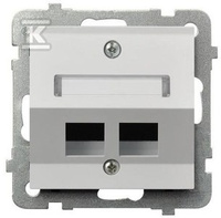 OBUDOWA GN.KOMP.2-KR.ŚKOŚNEGO BIAŁY A