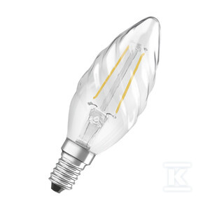 ŻAR.LED BW 2.5W 827 CLR E14