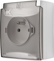 GN.1-KR.Z/U PRZ.IP44 TR.BIAŁY AQUACLICK