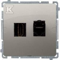 BMGHRJ45.01/29 GNIAZDO BASIC SATYNOWY