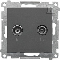 GN.ANTEN.R-TV ZAK. GRAFIT.MAT SIMON55