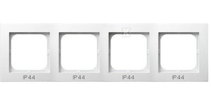 RAMKA 4-KR.DO ŁĄCZNIKA IP44 BIAŁY AS