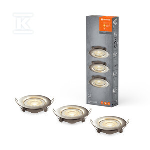 OPR.LED SPOT SET REC DIM 3X4.9W 827 NIC