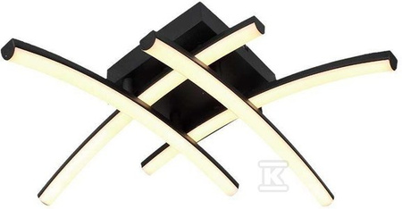 OPRAWA SUFITOWA V-TAC 24W LED CZARNA 3K