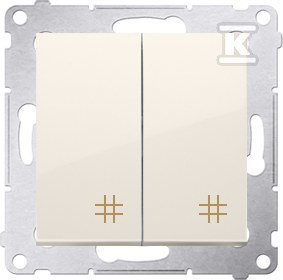 ŁĄCZNIK KRZYŻ.POD.10AX ŚR. KREM SIMO