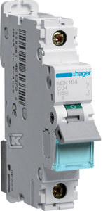 MCB WYŁ.NAD.ICN=10000A/ICU=15KA 1P C 4A