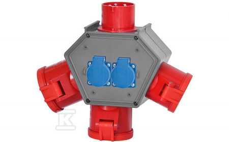 ROZ.POLYBOX W.16/5 GN.16/5 2X32/5 2X230V