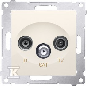 GN.ANT.RTV-SAT KOŃC.1.0DB KREM. SIMON54