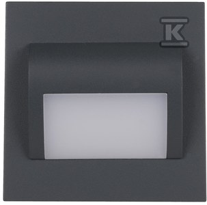 LED INGA, ANTRACYT, 1,2W, 5900K