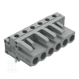 GNIAZDO THT, KON.KĄ.RA.5 MM, 6-BIEG., P